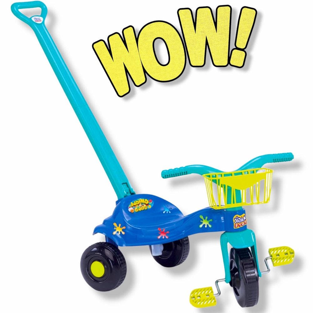 Triciclo Infantil Bandeirante Tico Tico - Azul em Promoção na Americanas