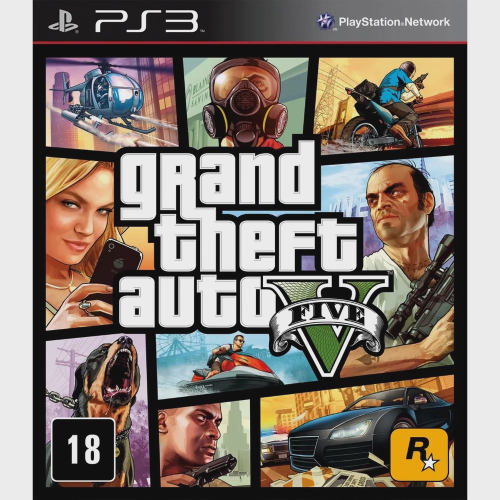 Gta 5 Grand Theft Auto Ps3 Standard Edition Mídia Física em Promoção na  Americanas