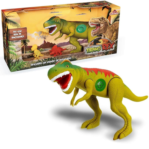 Brinquedo Dinossauro Tiranossauro Rex Articulado Grande 56cm