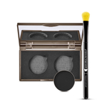 Combos Make Para Olhos: Estojo de Sombra Refil Para 2 + Pincel de Sombra + Refil Sombra Mate Pretíssima