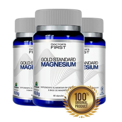 Gold Standard Magnesium 3 potes Doctor's First Original é boa?