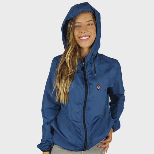 Corta vento shop diamond azul
