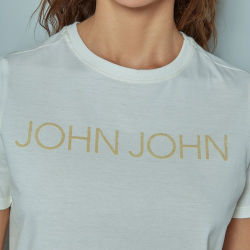 Camiseta John John Line Feminina Preta em Promoção na Americanas