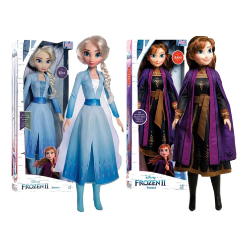 Kit de 2 bonecas Ana e Elsa Frozen Fashion Store em Promoção na Americanas