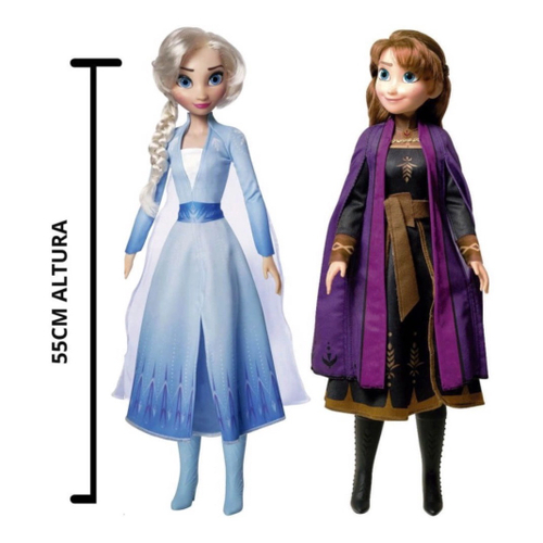 Kit Frozen 2 Bonecas Disney Elsa E Ana Anna Originais 33cm em Promoção na  Americanas