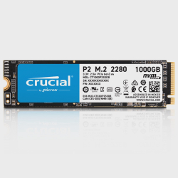 Ssd. 1tb M.2 NVMe PCIe 2400mb/s Leit - 1800mb/s Grav CT1000P2SSD8 Crucial Menor preço em Ssd. 1tb M.2 NVMe PCIe 2400mb/s Leit - 1800mb/s Grav CT1000P2SSD8 Crucial
