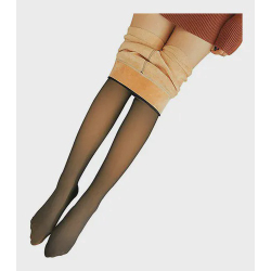 Meia-calça de lã quente translúcida falsa 220g. é boa?