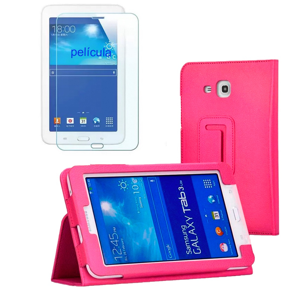 Capa Case Suporte Para Tablet Samsung Tab E T113 T116 T110 Película 7 Polegadas No Shoptime 0438