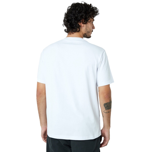 Camiseta John John Masculina Relaxed Crroked Branca no Shoptime