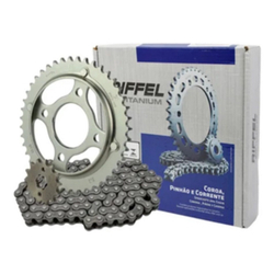 Kit Relação Transmissão Cg 160 Titan Todas Riffel Menor preço em Kit Relação Transmissão Cg 160 Titan Todas Riffel