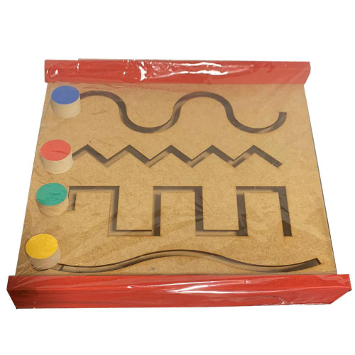 Jogo educativo, coordenação motora, montessori - Painel Psicomotor