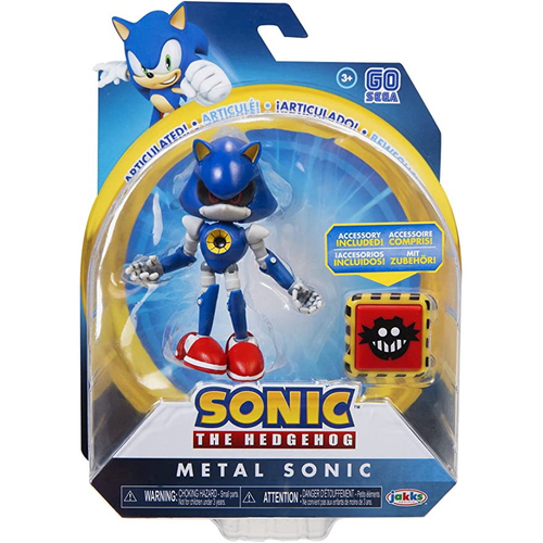 Bonecos Sonic The Hedgehog F00662 - Modern Metal Sonic Action Figure