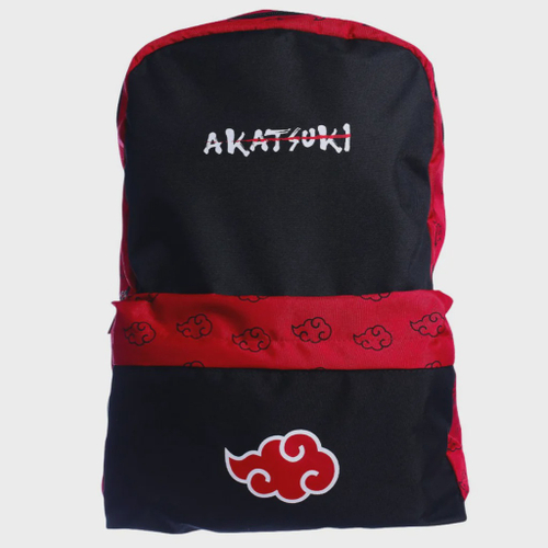 Mochila Naruto Nuvem Novidade Bolsa Escolar - Preto