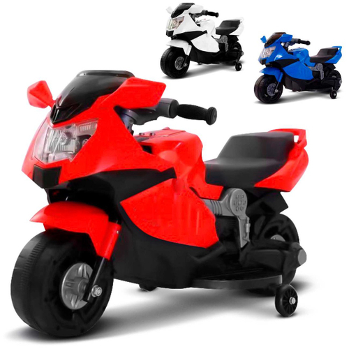 Moto Eletrica Infantil Motinha Criança 6v Com Luz e Som