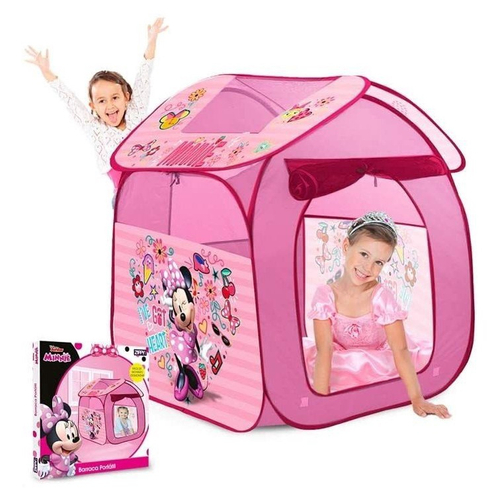 Barraca Casa Portátil Infantil Menina Princesa Disney Zippy Toys Rosa