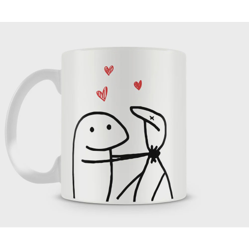 Caneca Boneco Palito Meme cod 10 em Promoção na Americanas