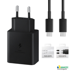 Carregador Turbo 25W Compatível Samsung Galaxy S22 S21 S20 S10 S9 S8 Plus + Cabo Tipo C x Tipo C 1M é boa?