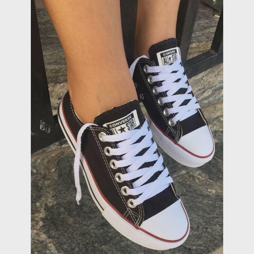 Tênis Converse All Star Chuck Taylor Vermelho e Preto