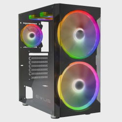 Gabinete Gamer Evus EV-G20 Superflow atx Vidro Temperado Com 5 Fans Preto é boa?