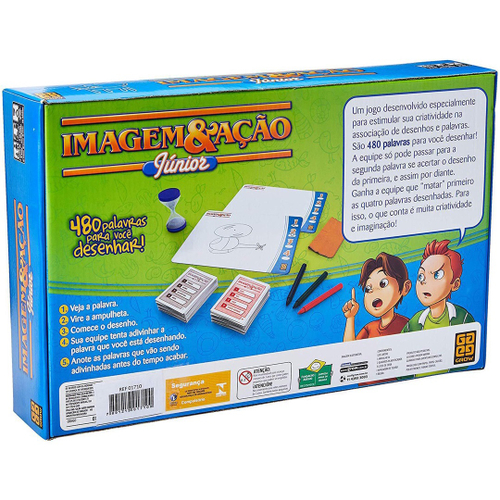 JOGO DE TABULEIRO MESA ORIGINAL IMAGEM & ACAO JUNIOR GROW