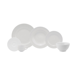 Aparelho de Jantar e Chá Schmidt Porcelana Arcos Branco 30 Peças + 1 Bowl 500ml Menor preço em Aparelho de Jantar e Chá Schmidt Porcelana Arcos Branco 30 Peças + 1 Bowl 500ml
