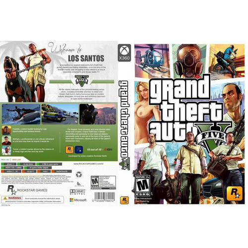 GTA V (Grand Theft Auto 5 ) para xbox 360 versão LT 3.0