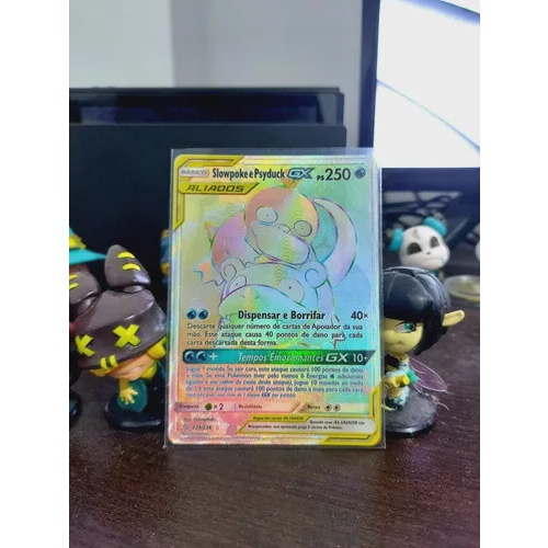 Carta Pokémon Ultra Rara c/ Muita Vida Hp Alto Vmax + Brinde