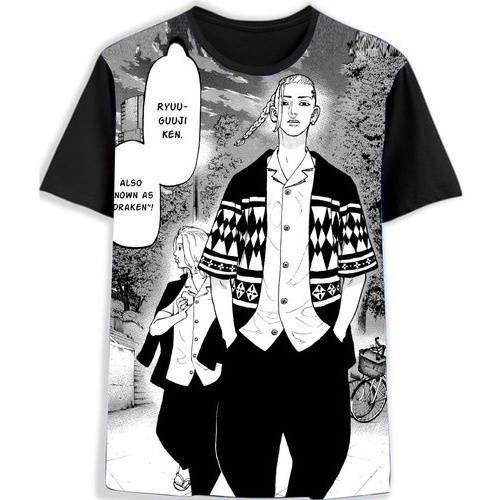 Camiseta/camisa Infantil Anime Tokyo Revengers - Personagens