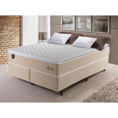 Cama Box QUEEN Size Anjos King Best com Molas 158 X 70 X 198