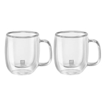 Kit 2 Copos Vidro Duplo Espresso 80Ml Alça Zwilling Sorrento