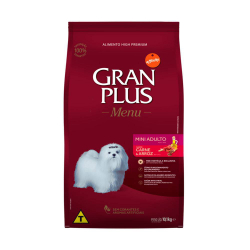 Ração Gran Plus Cães Adultos Raças Mini Carne e Arroz 10,1kg Menor preço em Ração Gran Plus Cães Adultos Raças Mini Carne e Arroz 10,1kg
