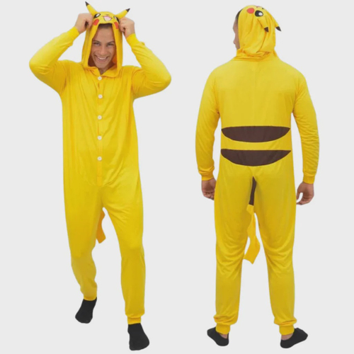 Conjuntos de pijama para adultos, animal Kigurumi, Pikachu