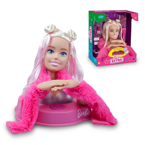 Boneca Infantil Barbie Para Pentear Com 12 Frases e Acessórios