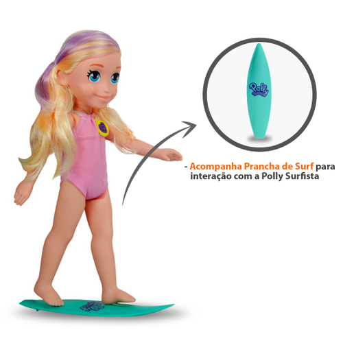 Boneca Polly Pocket Surf - Bumerang Brinquedos