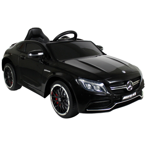 Carro Elétrico Infantil Mercedes Bens 6V Com Controle Remoto Preto