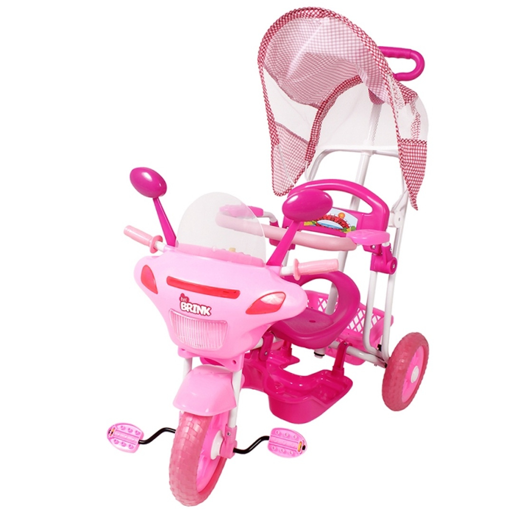 Triciclo Infantil Velotrol Motoca Brinquedo Com Empurrador Cor