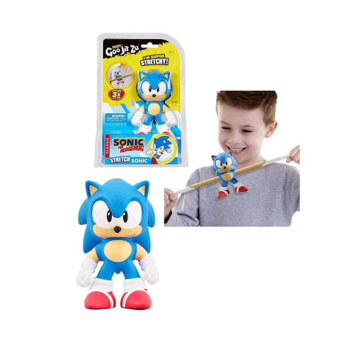 Boneco Elástico Sonic Stretch - Heroes Of Goo Jit Zu - Sunny - Pirlimpimpim  Brinquedos