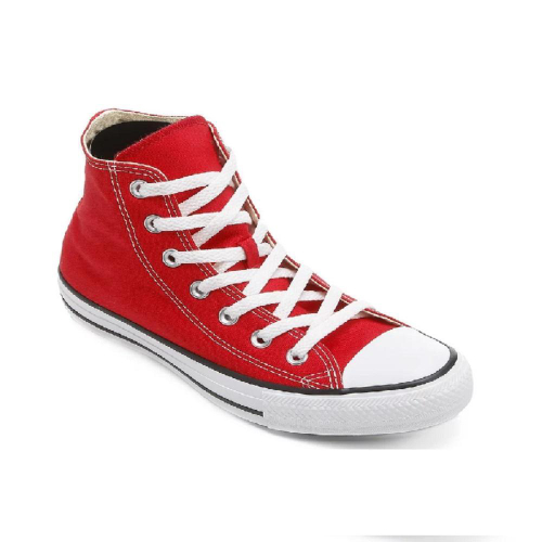 Tênis All-Star Chuck Taylor Cano Alto Unissex Preto Lona no Shoptime