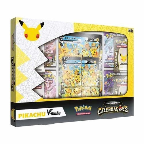 Carta Pokemon Pikachu V Português Card Original Copag