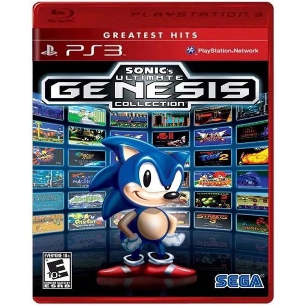 GTAGAMES - XBOX 360. SONIC ULTIMATE GENESIS. 40 JOGOS DE MEGADRIVE. NOVO.