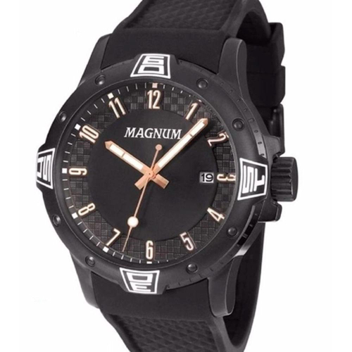 Relógio Masculino Magnum Military Prata/preto Ma34316w