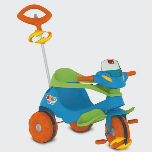 Triciclo Motoca Infantil Pedal Tchuco Baby Patrol