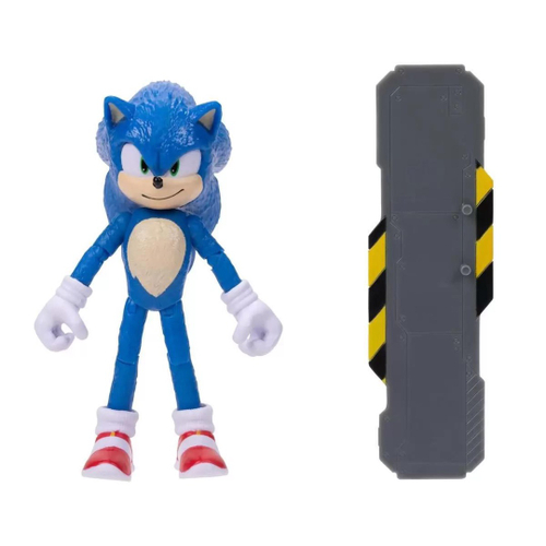 Brinquedo Boneco Sonic 2 Filme Articulado Tails 10 cm 3409 - Colorido