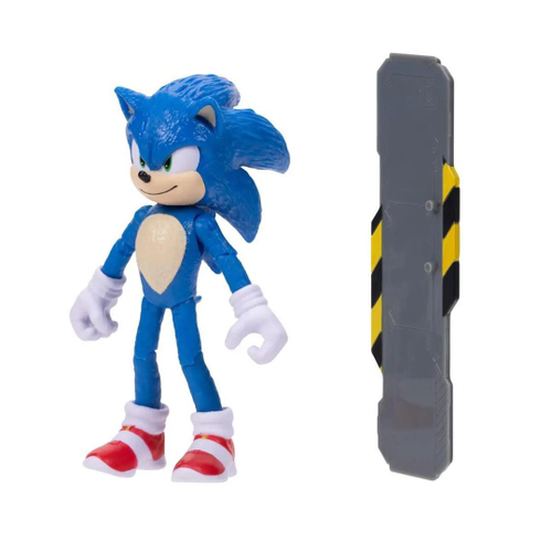 Brinquedo Boneco Sonic 2 Filme Articulado Sonic 10 Cm 3409 em