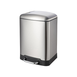Lixeira com Pedal Retangular Inox 6L é boa?