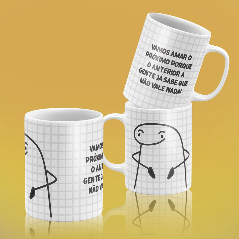 Caneca Personalizada Flork Meme 325ml