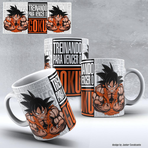 Caneca Personalizada Dragon Ball Z Goku Super Sayajin Azul