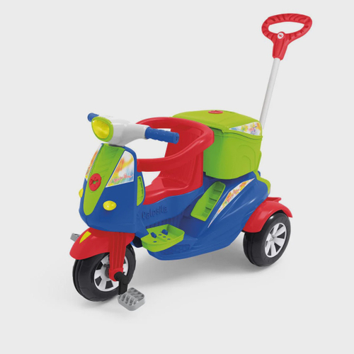 Carrinho de Passeio Infantil Velotri com Pedal - com Empurrador Calesi em  Promoção é no Bondfaro