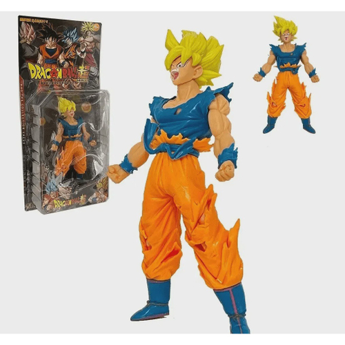 Boneco Action Goku Sayajin Dragonball Z 18Cm - Casa & Vídeo