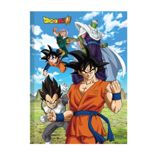 Kit 4 Cadernos Goku Dragon Ball Super Espiral Universitário Cor